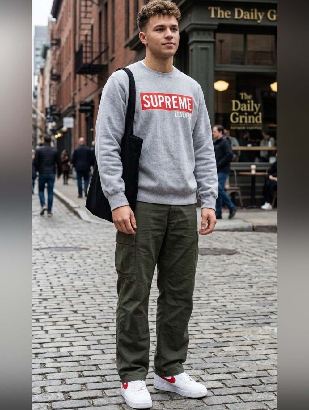 {Comfort Colors} Vintage Supreme Lending Printed Unisex Sweatshirt